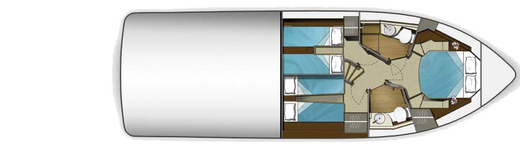 Схема палубы GALEON 430 SKYDECK - фотография 2